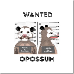 Opossum wanted Posters and Art